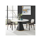 Geneva KD Ceramic Top 51" Round Dining Table