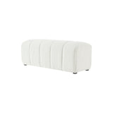 Cassy Faux Shearling Bench