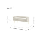 Marsha KD Velvet Bench