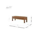 Lucca PU Bench