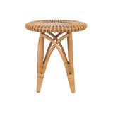 Alani Rattan Round End Table