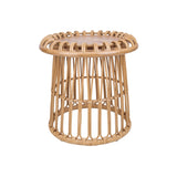 Galia Rattan Round End Table