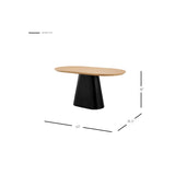 Magnus KD 63" Oval Dining Table