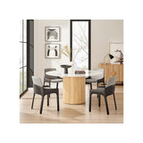 Ingrid KD Ceramic Top 59" Round Dining Table