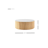 Ingrid Ceramic Round Coffee Table