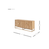 Ingrid KD Sideboard w/ 4 Doors