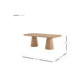 Briston KD 90.5" Dining Table