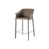 Callie Recycled Leather Counter Stool