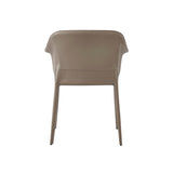 Callie Recycled Leather Dining Arm Chair