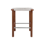 Elio Wood Counter Stool w/ Rope