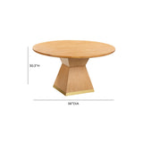 Nolan  Wood Round Dining Table