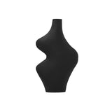 Tarri Black Steel Vase