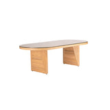 Caren 95" Oval Dining Table