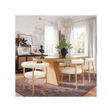 Caren 95" Oval Dining Table