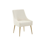 TOV Beatrix Velvet Side Chair - Gold