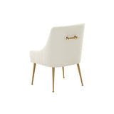 TOV Beatrix Velvet Side Chair - Gold