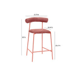 Liliana Velvet Counter Stool