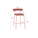 Liliana Velvet Bar Stool