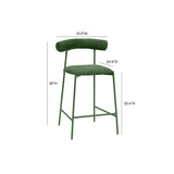 Liliana Velvet Counter Stool