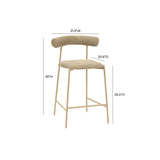 Liliana Velvet Counter Stool