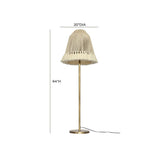 June White Tall Floor Lamp