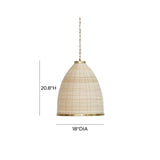 Kelsey Rattan Pendant Lamp