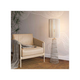 Beam Cream Natural Jute Floor Lamp