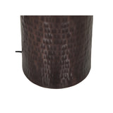 Grava   Hammered Bronze Metal Floor Lamp