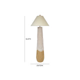 Harlee Natural Woven Floor Lamp