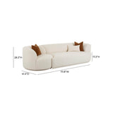 Fickle  2-Piece Modular RAF Sofa