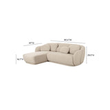 Misty  Boucle Sectional