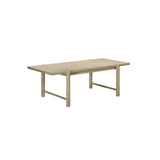 Gata Light Teak Outdoor Rectangular Dining Table