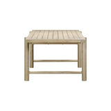 Gata Light Teak Outdoor Rectangular Dining Table