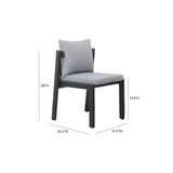 Nancy Grey Outdoor Dining Chair