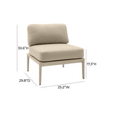 Kapri    Outdoor Armless Chair