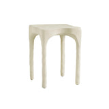 Skully Cream Textured Side Table