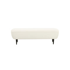 Denise Cream Boucle Bench