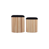 Sagano  Nesting Storage Ottomans - Set of 2