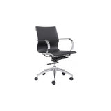 Zuo Glider Low Back Office Chair