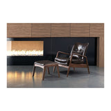 Zuo Bully Lounge Chair and Ottoman