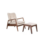 Zuo Bully Lounge Chair and Ottoman