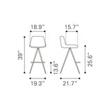 Aki Counter Chair - set of 2