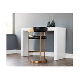 Sunpan Beaumont Brass Bar Stool