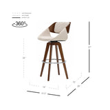 Cyprus KD Fabric Counter Stool