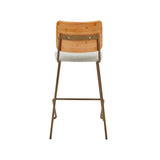 Leshia  Fabric  Counter Stool - set of 2