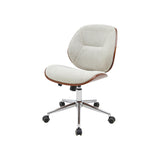 Shaun KD PU Bamboo Office Chair - Fabric