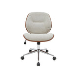 Shaun KD PU Bamboo Office Chair - Fabric