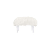 Scarlett KD Faux Fur Stool