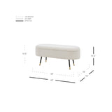 Phoebe KD Fabric Storage Bench