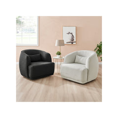 Steward Fabric Swivel Accent Chair